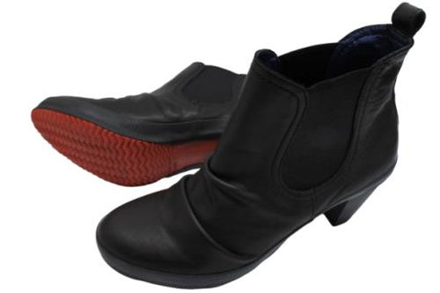 【SPINGLE NIMA NIMA706 ブラック】本革サイドゴアブーティ